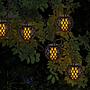 Solar string lights Fogo 10-bulb Black 4