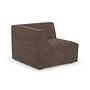 Dane 1-Seater Corner Module Right Aulla Cacao 3