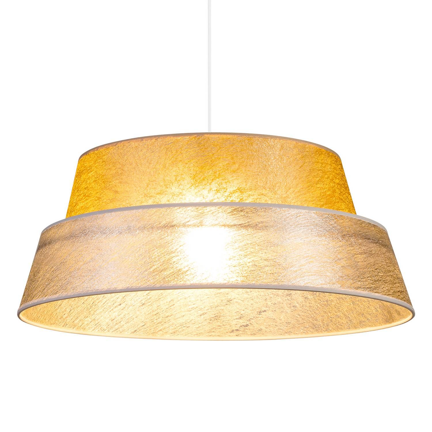 Pendant lamp Nevoa IV Mixed fabric Steel 1