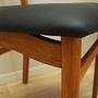4x Dining chair 1970s 6