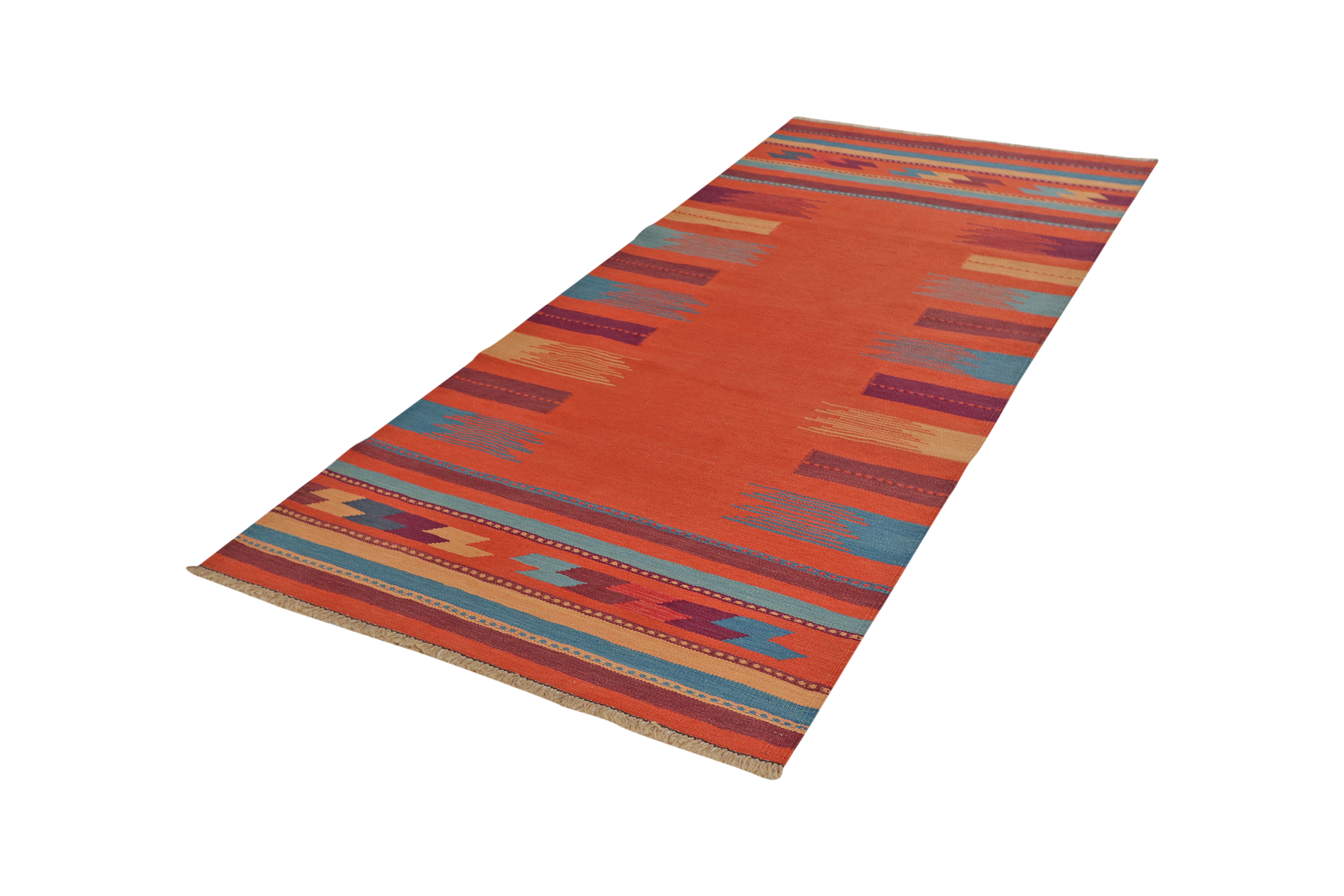 Kilim Gashgai Rug Orange 3