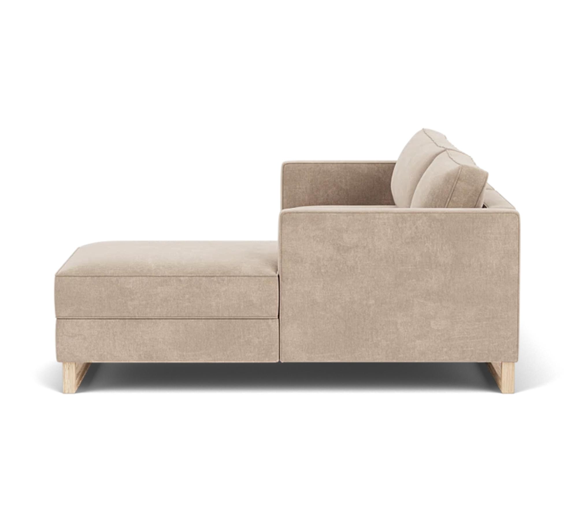 Madison sofa bed chaise lounge right Danny Cream 1