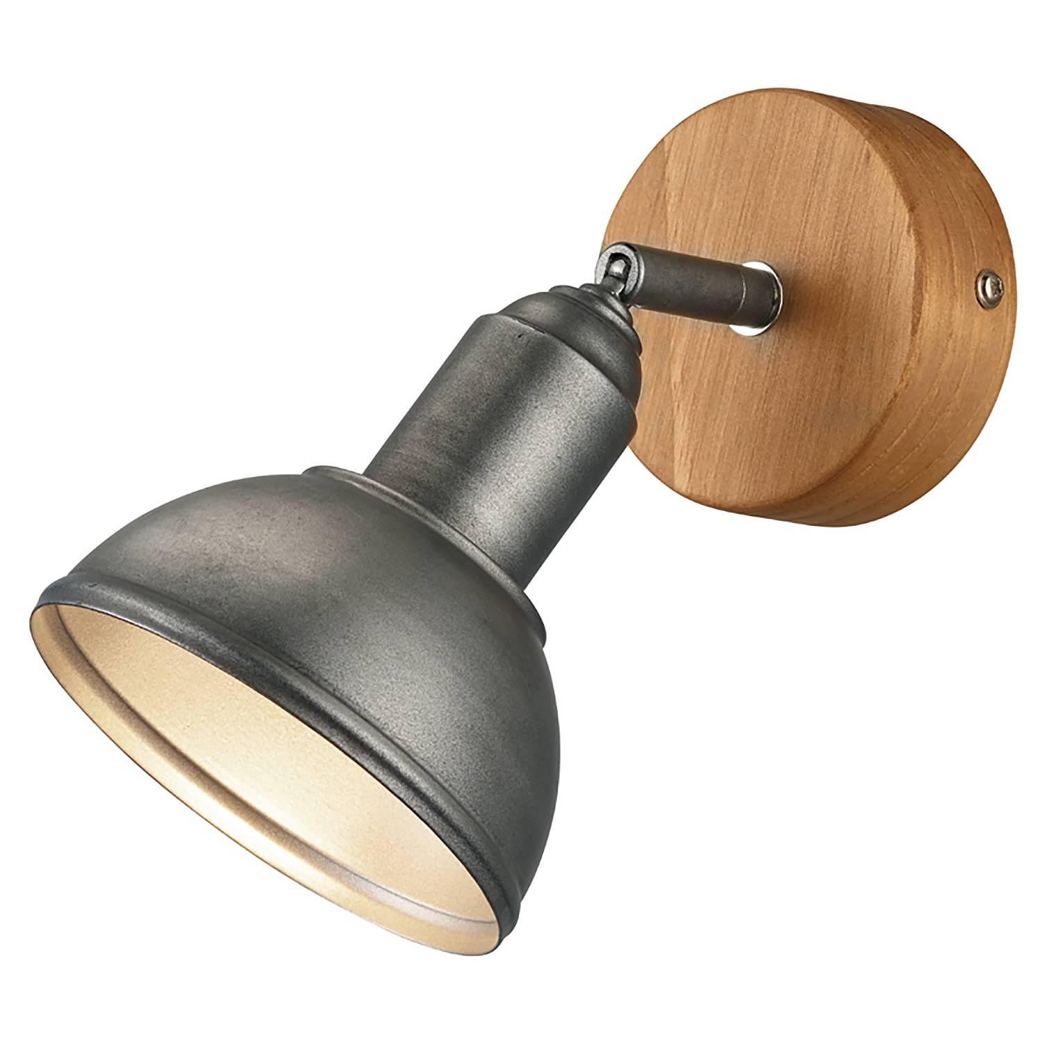 Ceiling light Delhi Iron Pine Solid 1