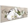 Bild Whisper of Sand Leinen Beige / Weiß 120 x 40 cm 0