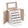 Schmuckkasten Blair MDF / Polyurethane Weiß 0