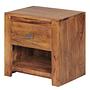 Nightstand Henning Solid wood Brown 0