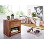 Nightstand Henning Solid wood Brown 2