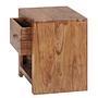 Nightstand Henning Solid wood Brown 4
