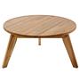 Beistelltisch Rope Island Akazienholz Braun Ø 57cm 0