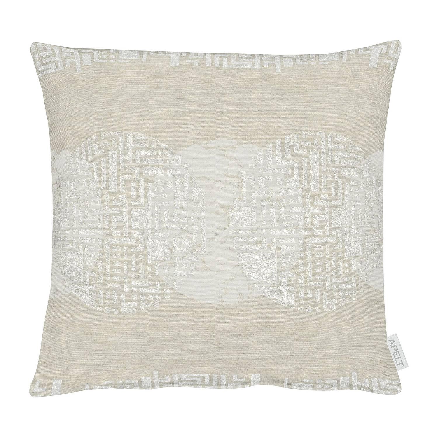 Decorative cushion Polyester Viscose Beige 45 x 45 cm 0