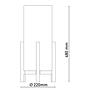 Table lamp Madita Beige 4