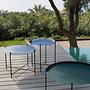 EDGE Serviertisch 76cm Taubenblau 0