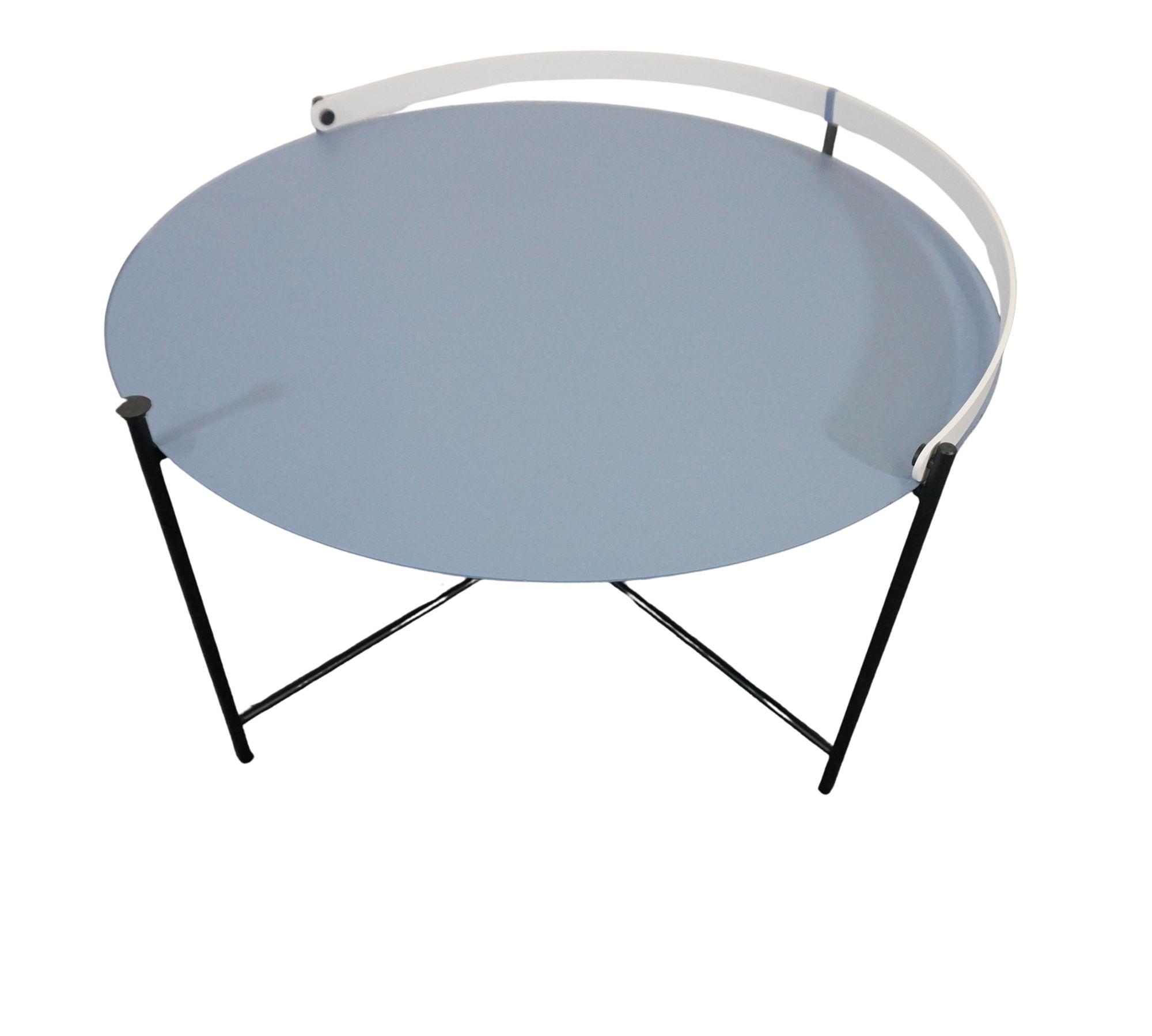 EDGE Serviertisch 76cm Taubenblau 3