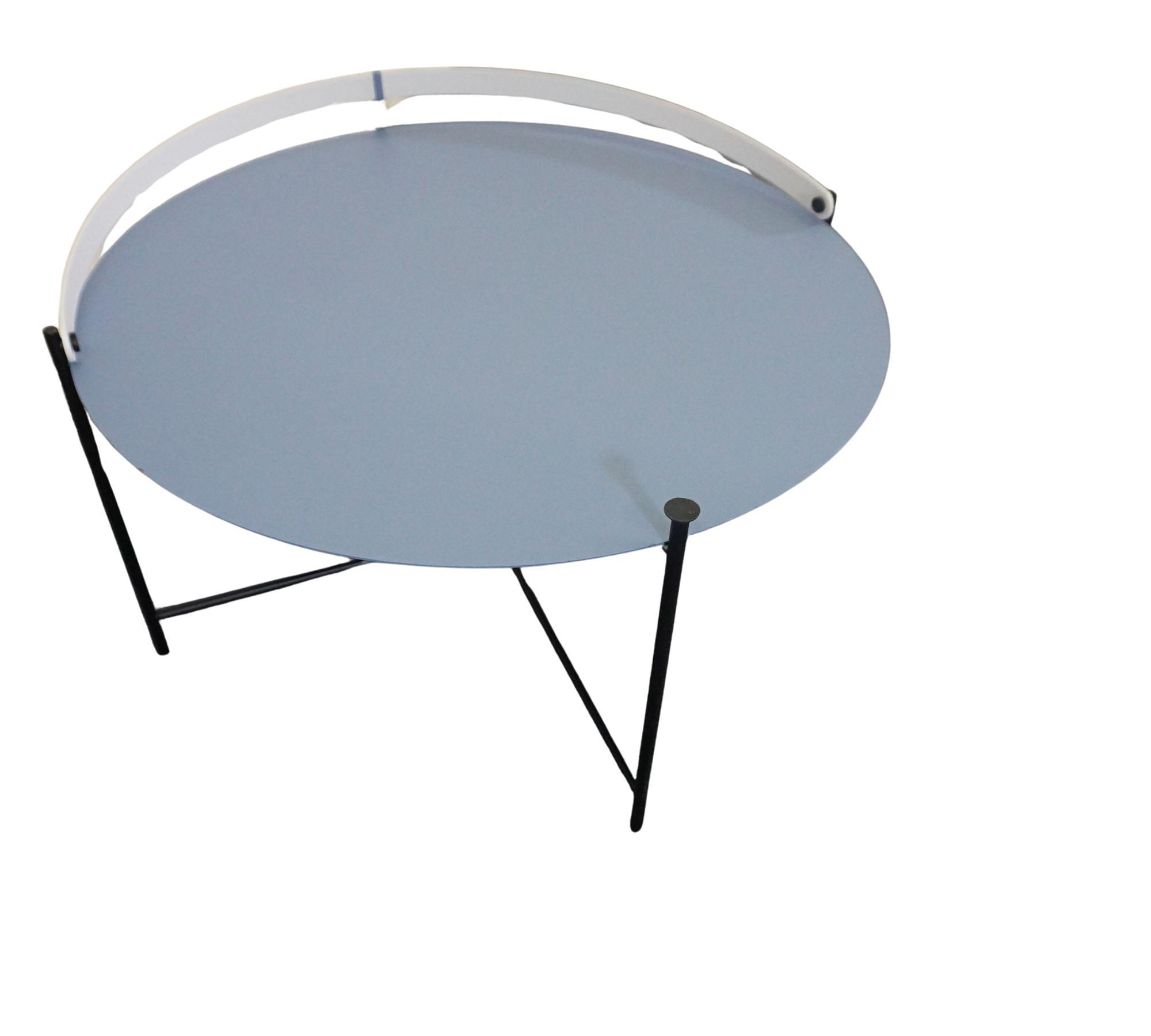 EDGE Serviertisch 76cm Taubenblau 4