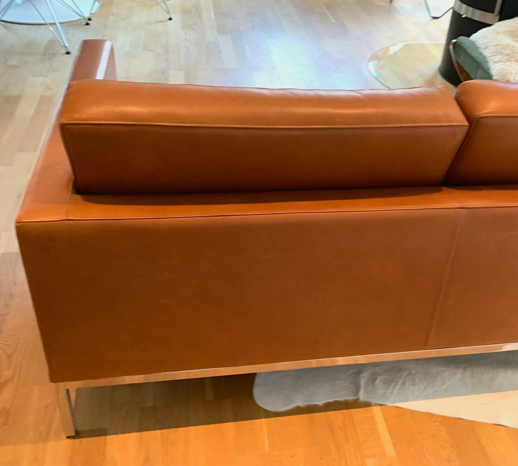 Florence 3-Sitzer Leder Venezia Cognac 6