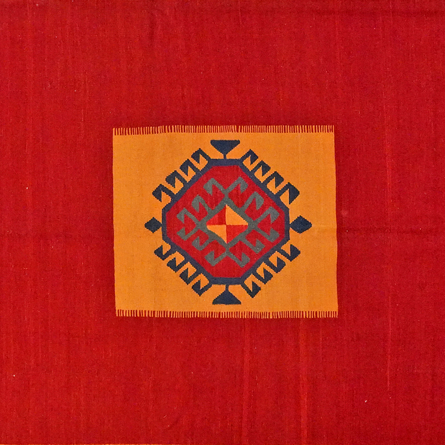 Kilim Gashgai 125x326cm Blau 2