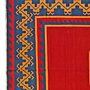 Kilim Gashgai 125x326cm Blau 1