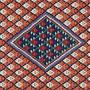 Kilim Senneh Teppich Braun 4