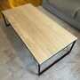 Como Couchtisch Steinplatte aus Sand Travertin 0