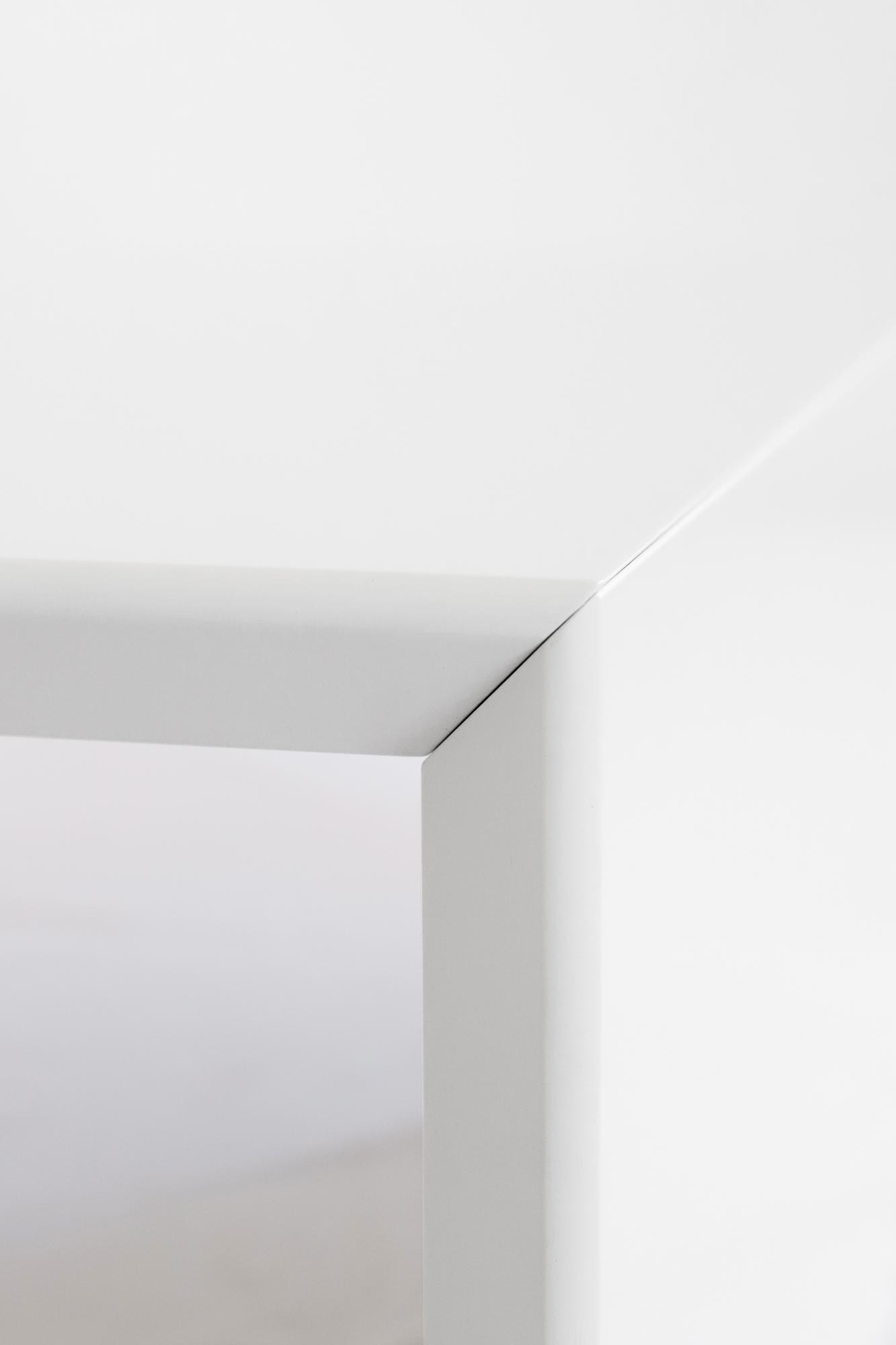 Sing 90B Side table Wood White 2