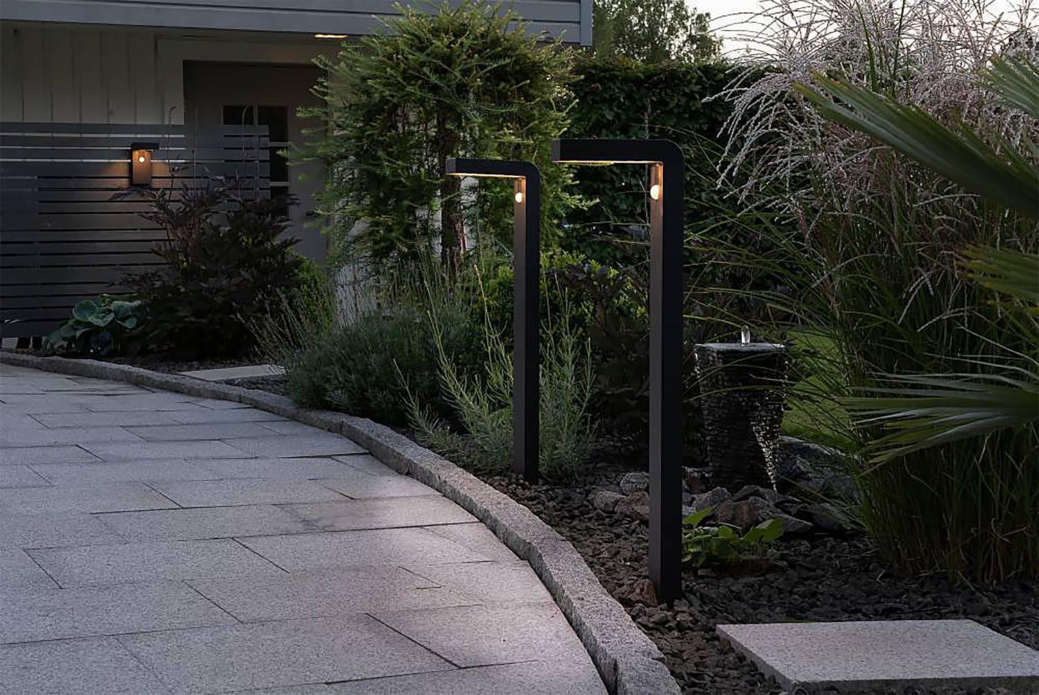 LED path light Baracconi 18-flame Black 0