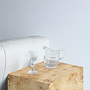 Side table burl poplar wood brown 3