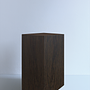 Side table Wengé wood Brown 0