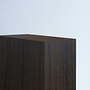 Side table Wengé wood Brown 6