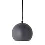 Ball pendant lamp dark grey Ø18cm 0