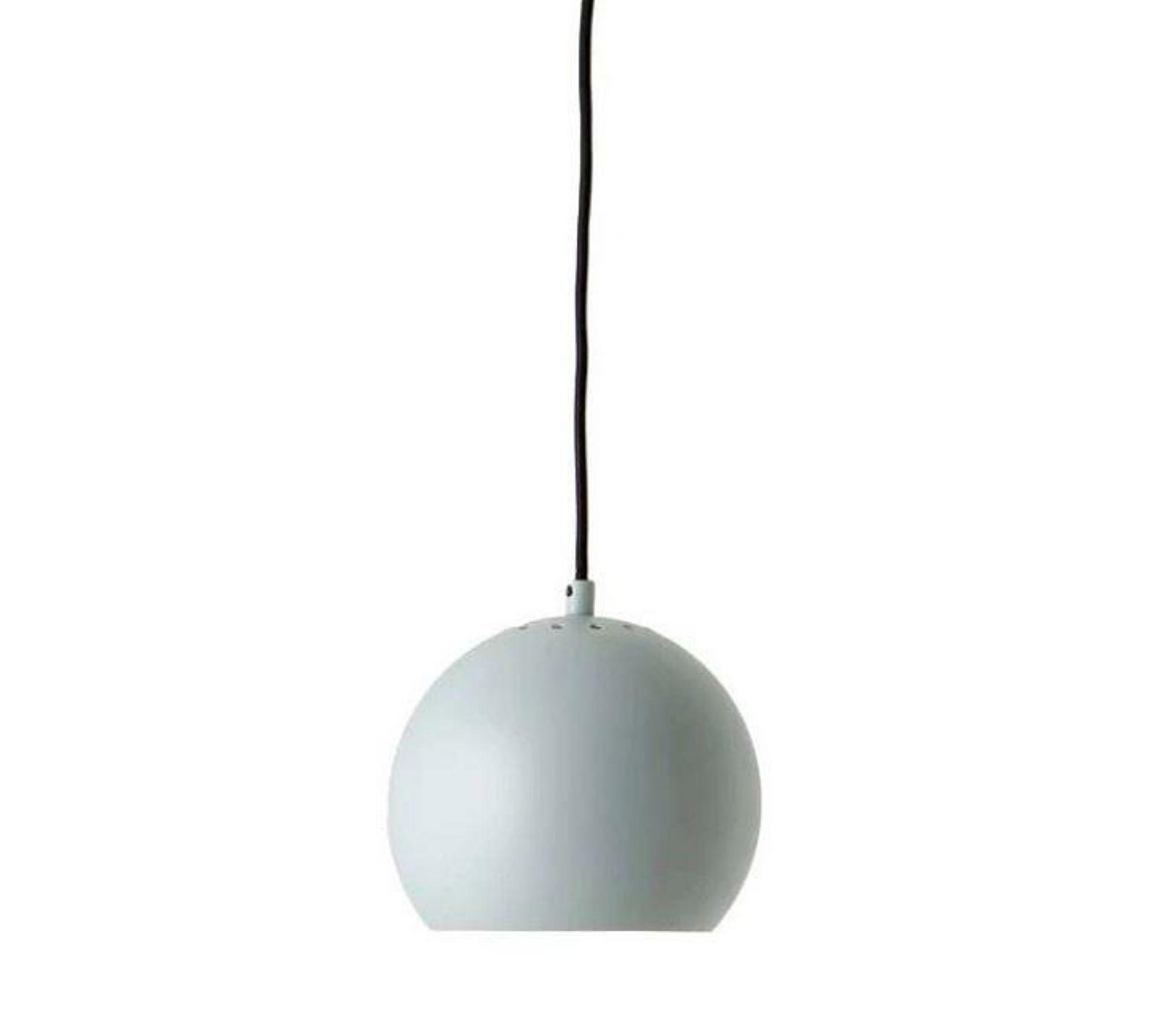 Ball Pendant Lamp Matt Aqua Green Ø18cm 1
