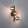 LED Wall Lamp Popsicle Smoked Glass Black 4