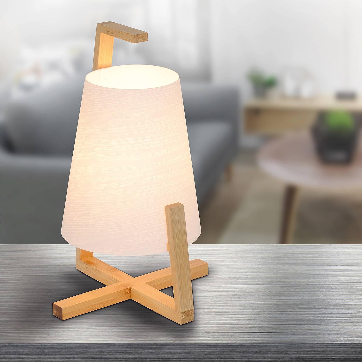 Shoji Table Lamp Blended Fabric 1-light 1