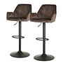2x Bar stool Prace Brown 2