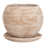Topf Terra Terrakotta Natural 0