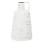 Lunas Vase Keramik Weiß 2