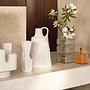 Lunas Vase Keramik Weiß 1
