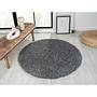 My Shaggy High-Pile Rug Jute Dark Grey Ø 120cm 0