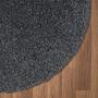 My Shaggy High-Pile Rug Jute Dark Grey Ø 120cm 3
