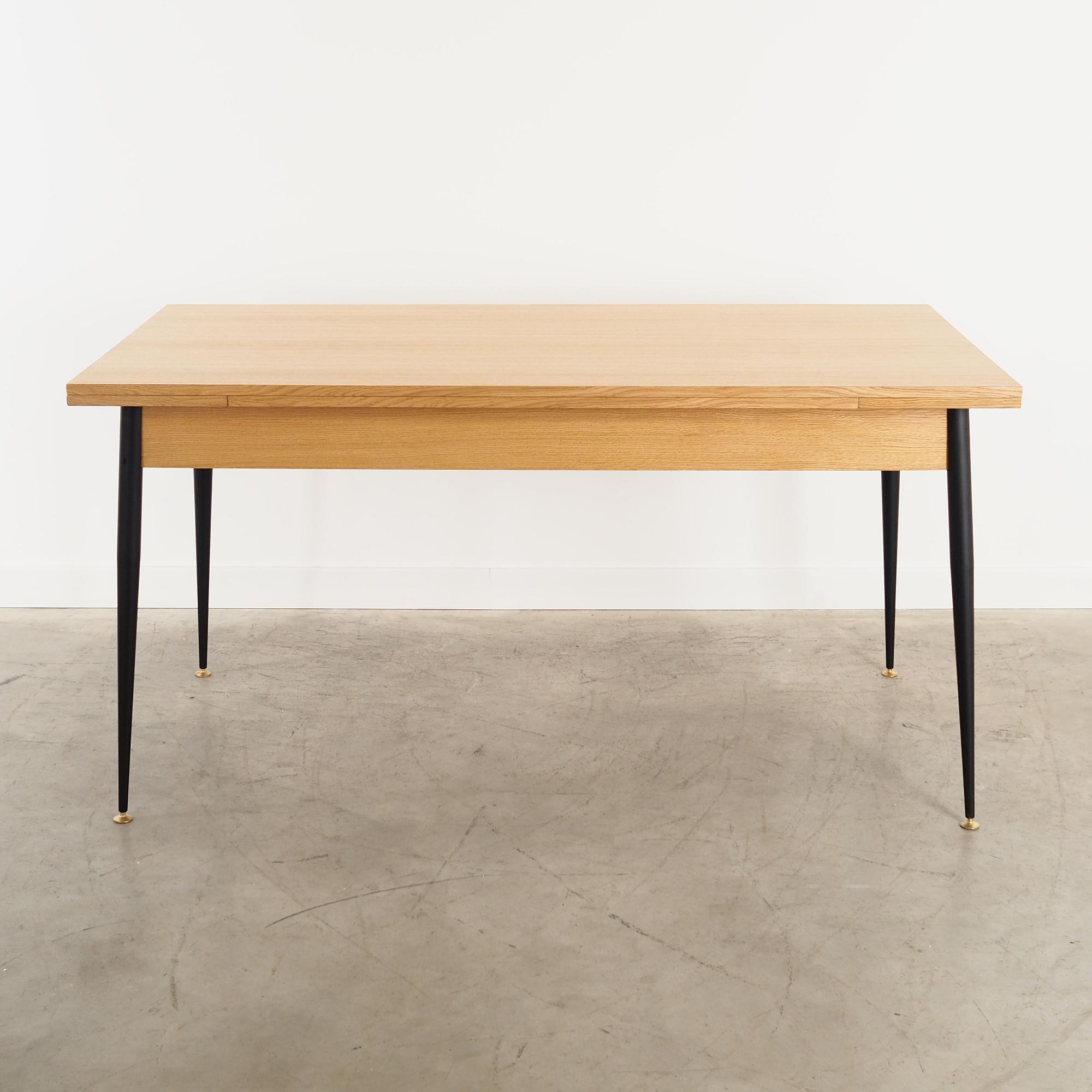 Folding table Oak 1980s 1