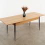 Folding table Oak 1980s 3