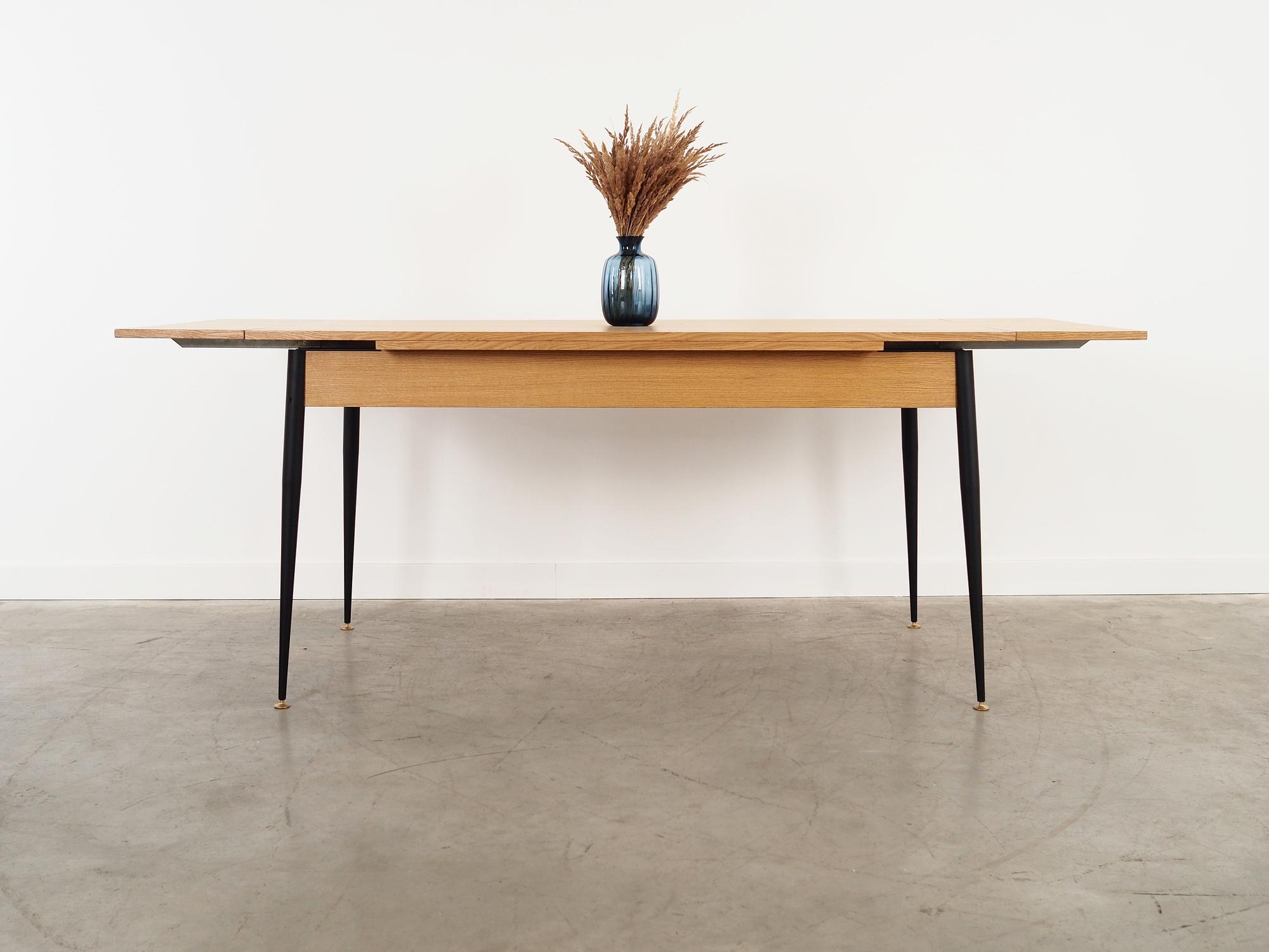 Folding table Oak 1980s 4