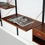 Wall shelf Teak wood 1960s 6