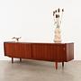 Sideboard in legno di teak anni '70 4