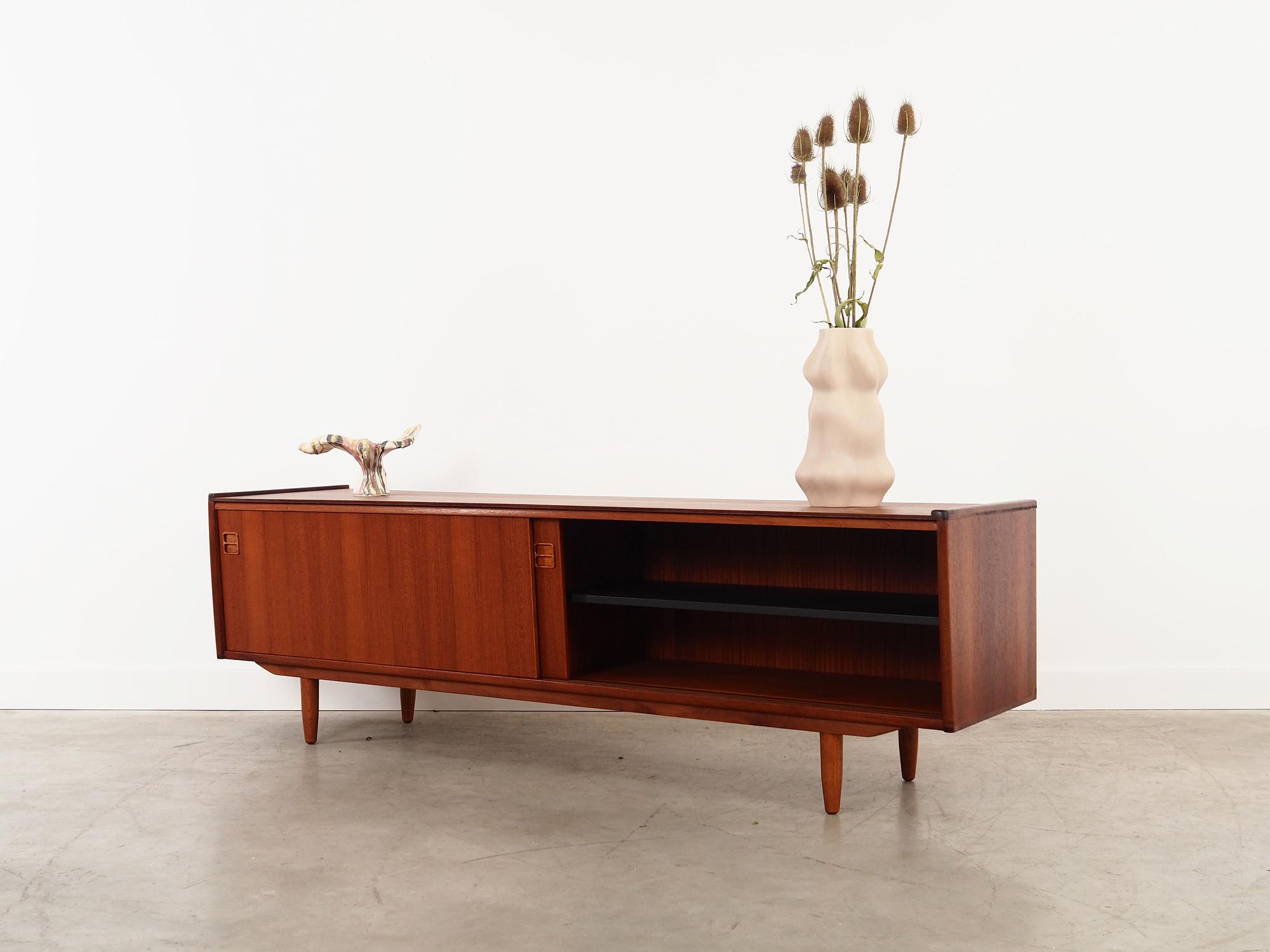 Sideboard in legno di teak anni '70 5