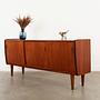 Sideboard in legno di teak anni '70 4