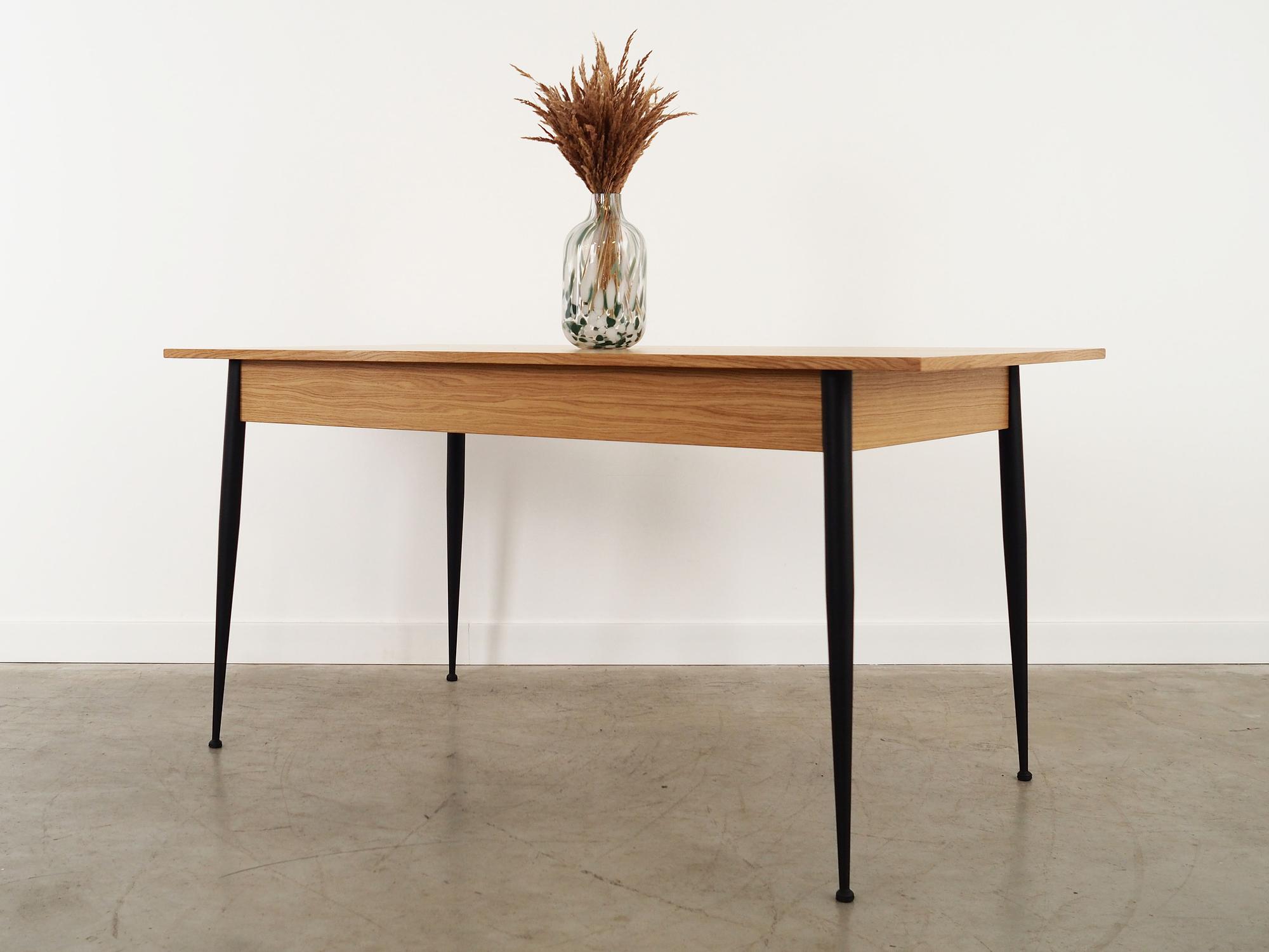 Dining table Oak 1980s 4