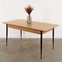 Dining table Oak 1980s 5