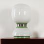 Table lamp metal glass 1970s 1