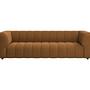 Bellagio Sofa 3-Sitzer Frisco-Stoff Kamel 2057 0