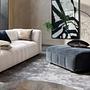 Bellagio Pouf tessuto Frisco cammello 2057 3